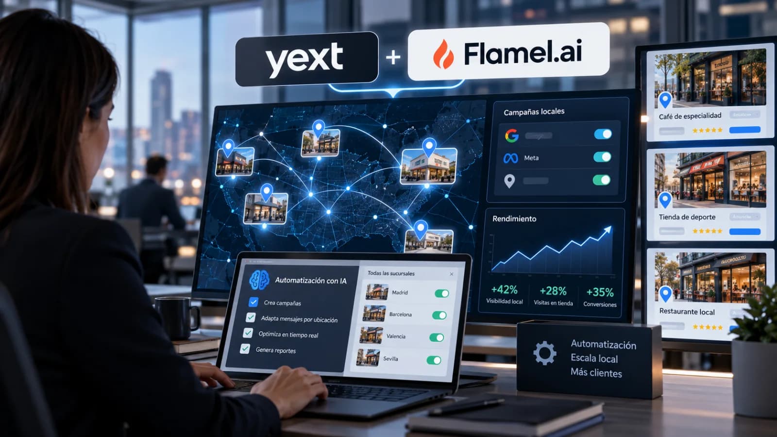 Yext acuerda adquirir Flamel.ai para ampliar la automatización de publicidad local