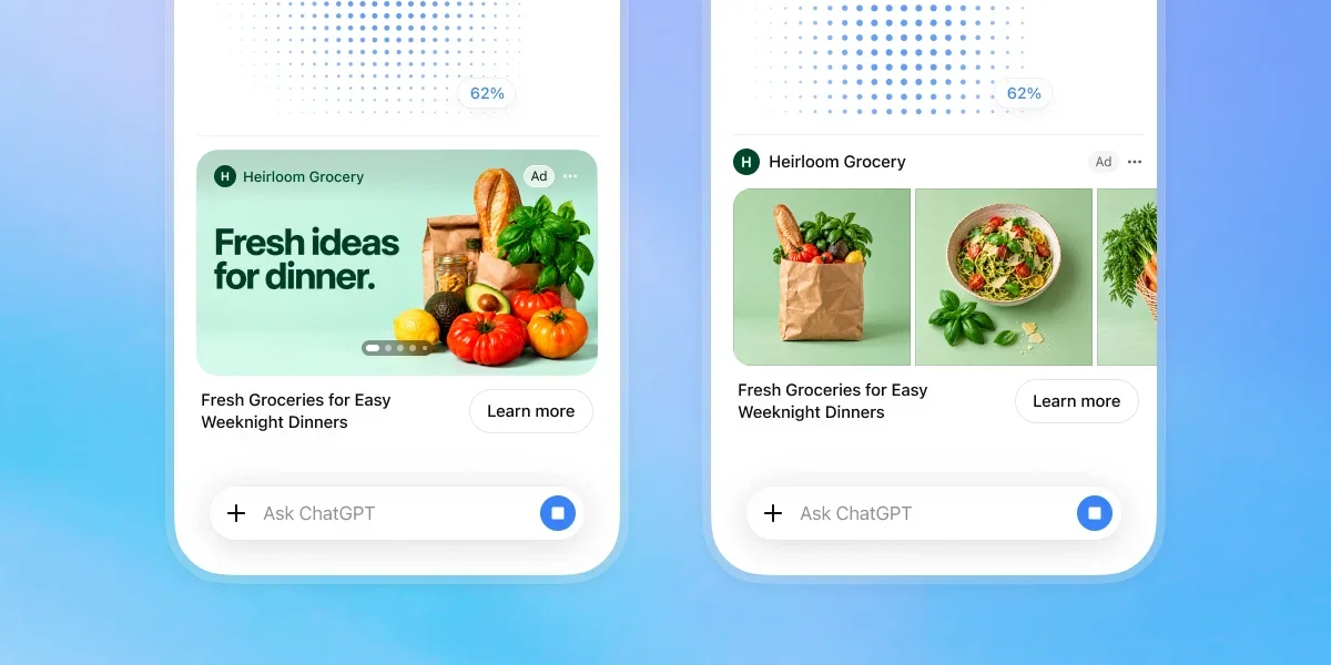 OpenAI probará anuncios visuales en ChatGPT durante la generación de imágenes