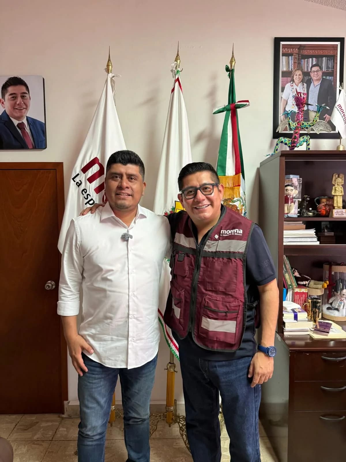 Juan Martin González Gumecindo, alcalde de Juchique de Ferrer, postulado por el PAN, se suma a Morena