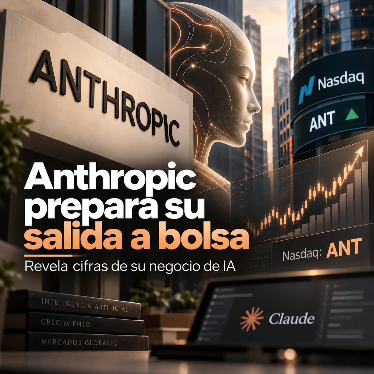 Anthropic prepara su salida a bolsa y revela ingresos millonarios por inteligencia artificial