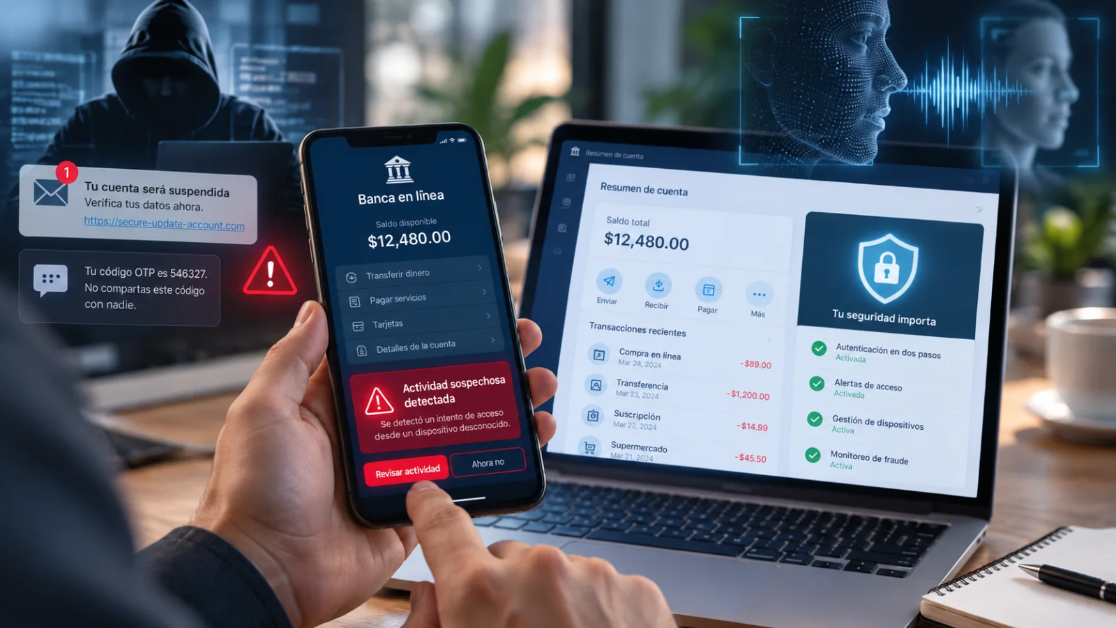 Alertan por pérdidas superiores a un billón de dólares en estafas financieras digitales