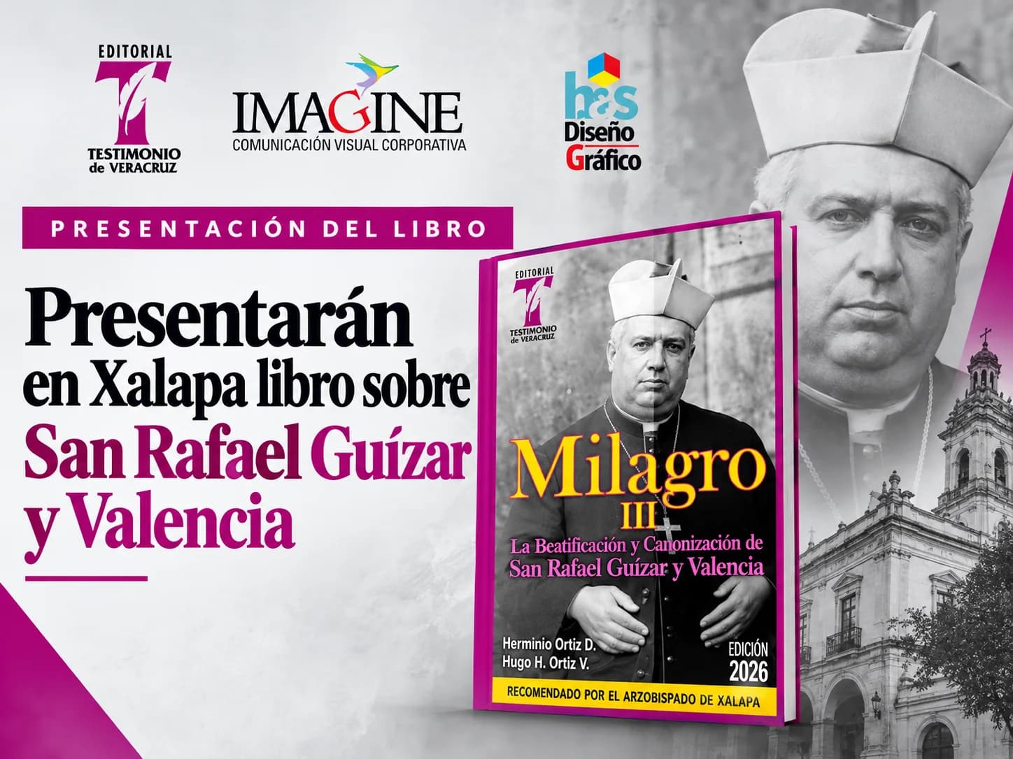 Presentarán en Xalapa libro sobre San Rafael Guízar y Valencia